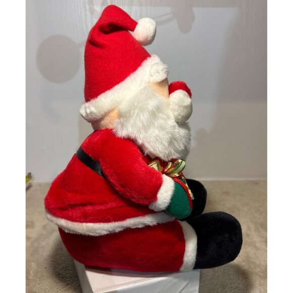 Santa Claus Plush Stuffed Toy With Red Suit & White Beard 14" - Picture 3 of 7